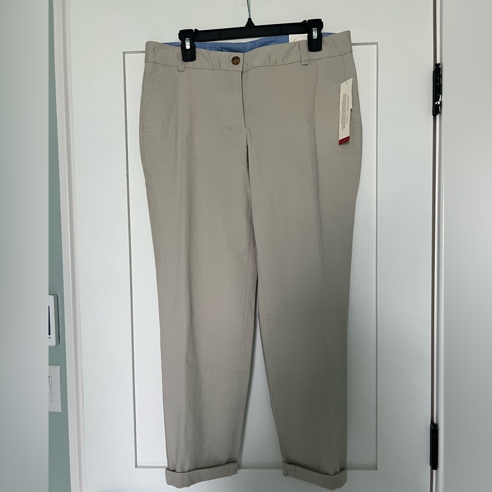 Talbots 8 Beige Chino Pants